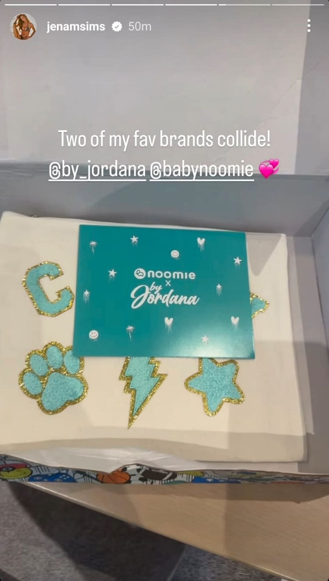 Jena Sims Instagram Story